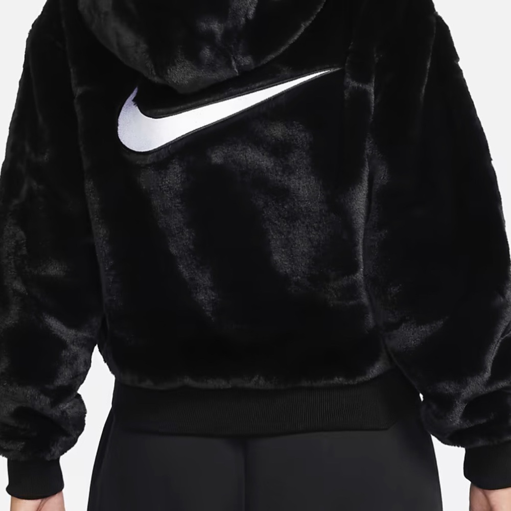 Nike Women's Black Teddy Jacket